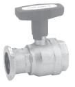 REISSER THERM - Pumpenkugelhahn DN25x25 mit Schwerkraftbremse