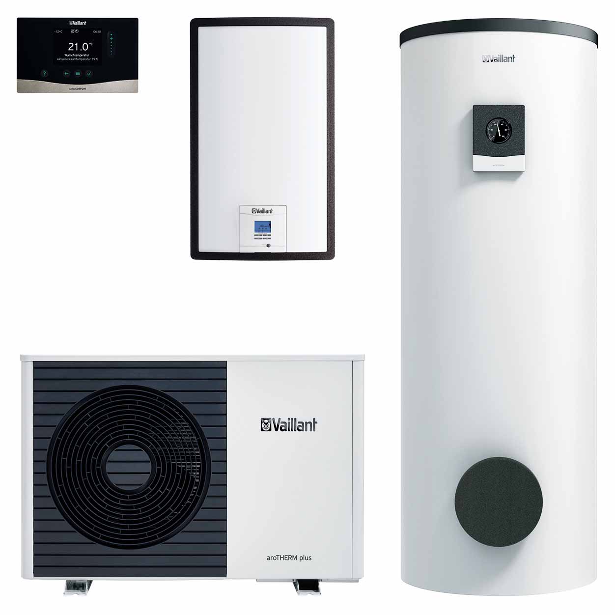 Vaillant Paket 4.34 aroTHERM plus VWL 125/6, aroTHERM plus VWZ MEH 97/7