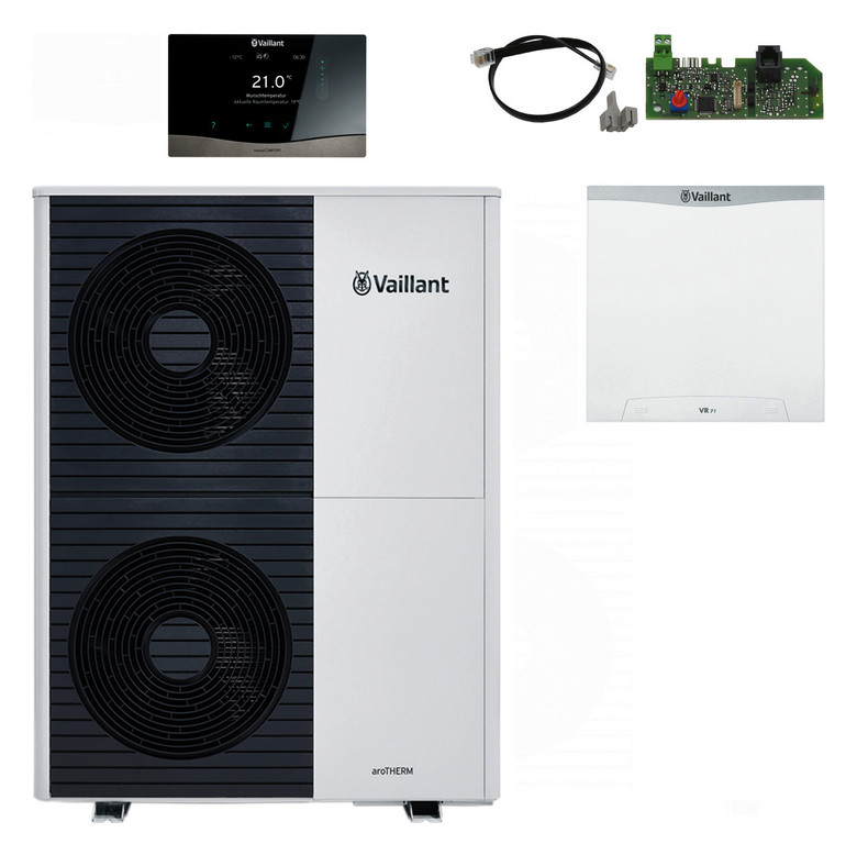 Vaillant Paket 4.068 aroTHERM split VWL 105/5 AS S2, VWL 127/5 IS, Hybridsystem