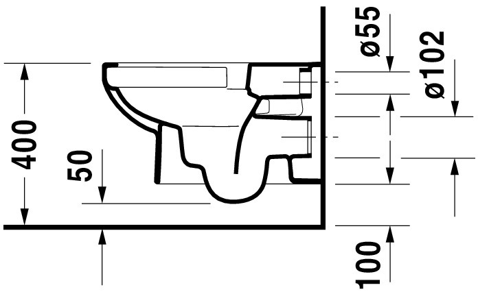 Duravit No. 1 Wandtiefspül- WC – Bild 3